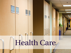 Storage solutions in hospitals, health/medical clinics, and laboratories